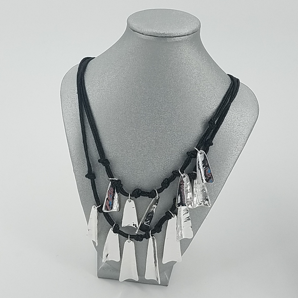 🆕 Two Row Silver Necklace